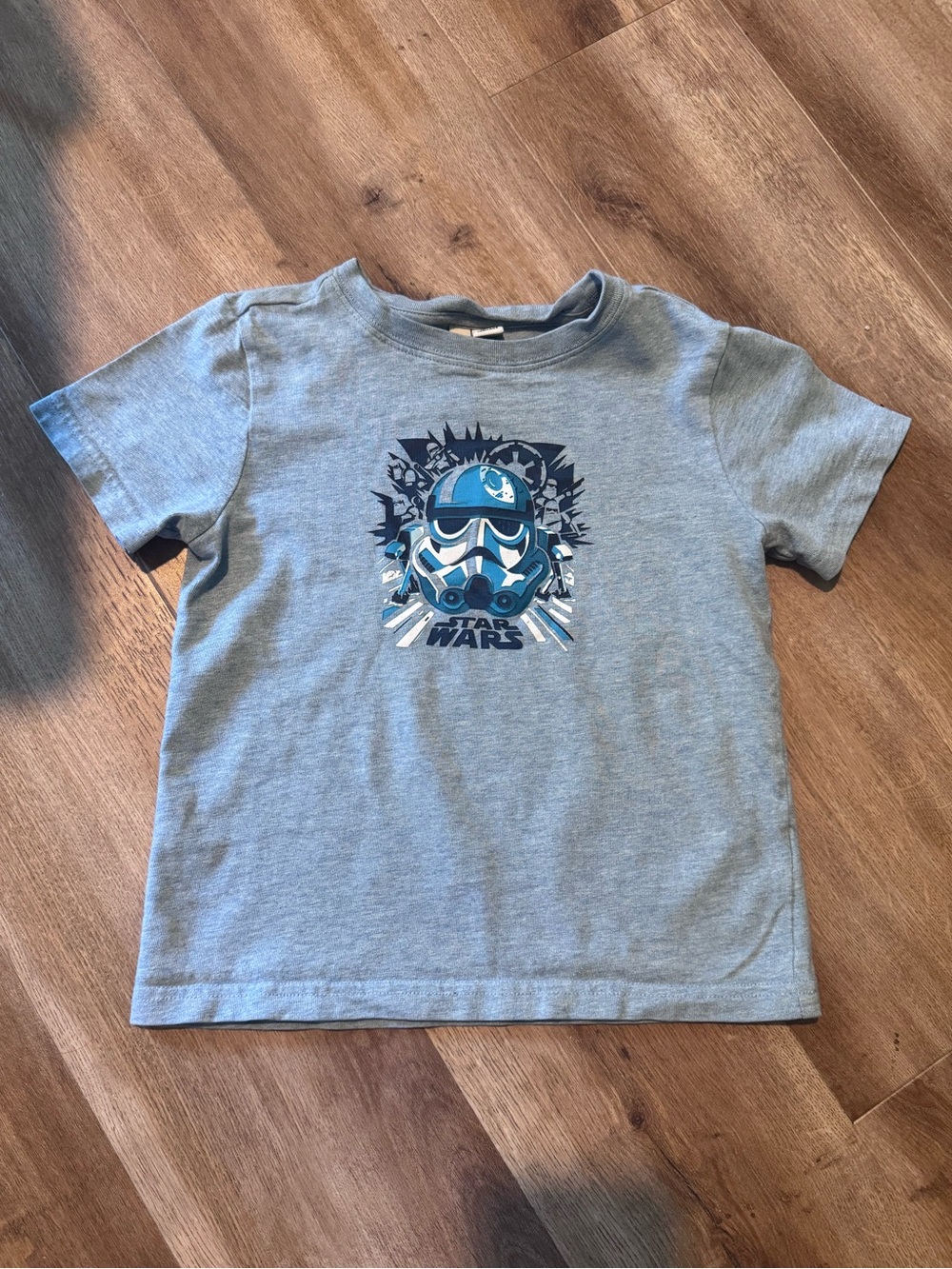 Janie and Jack Light Blue Star Wars Stormtrooper Graphic Tee